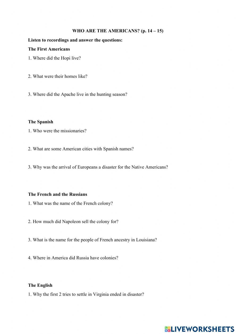 Who are the Americans