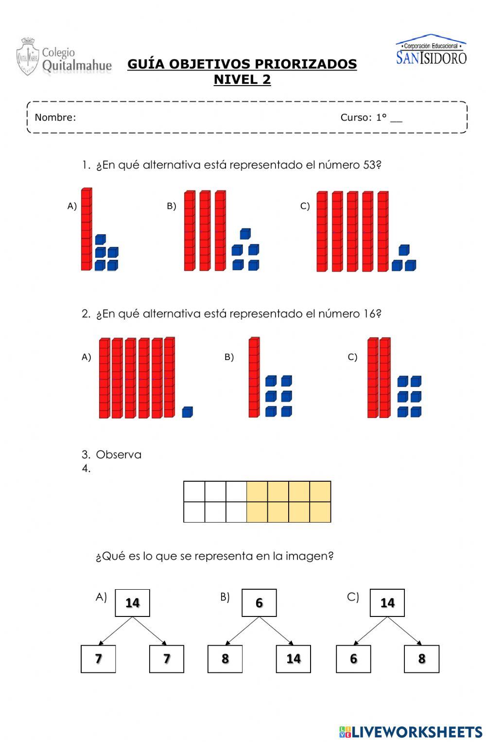 Guía Objetivos Priorizados, Nivel 2