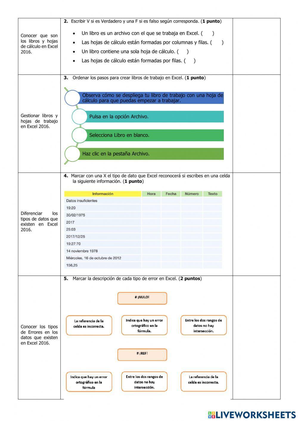 Evaluación de Computación Décimo Grado del Primer Parcial Segundo Quimestre