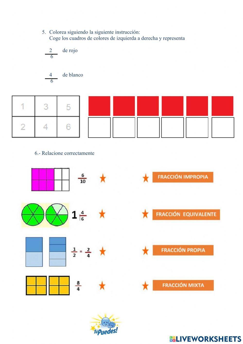 Fraciones - clases de fracciones