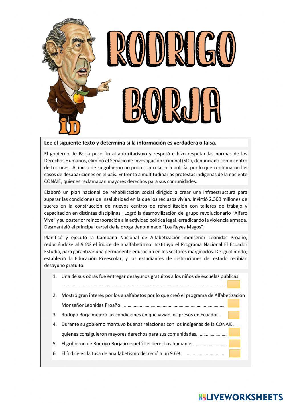 Gobierno de Rodrigo Borja