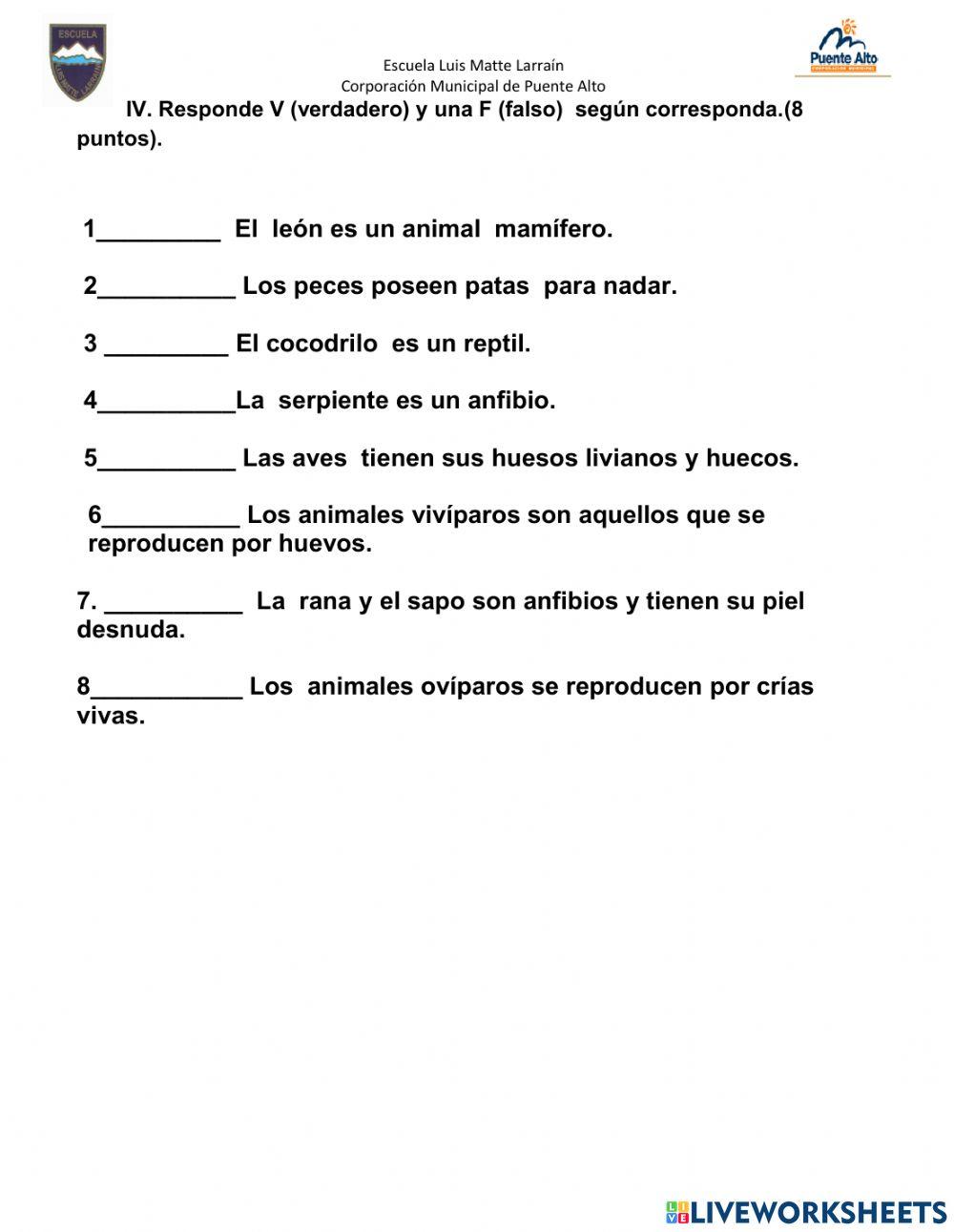 Prueba de Ciencias Naturales