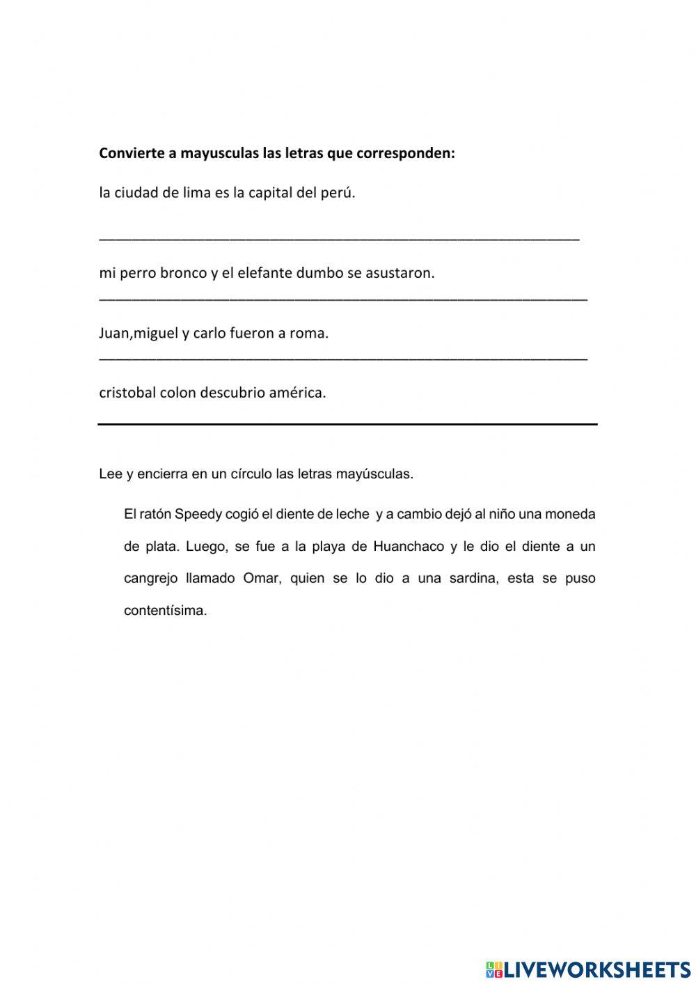 Examen español