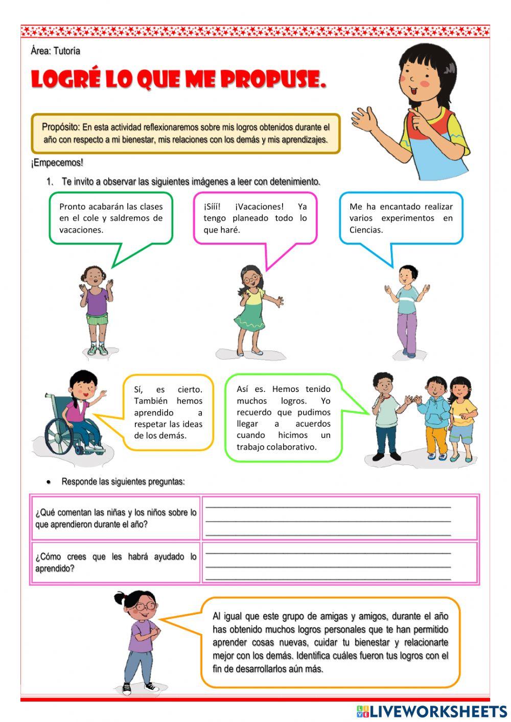 Logré lo que me propuse.