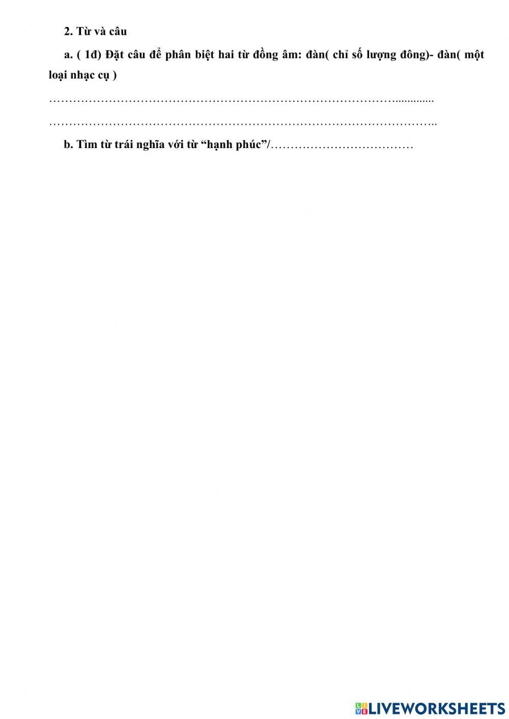 Giữa kì 1 lớp 5 môn TV