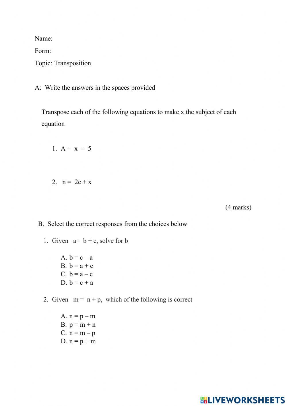 5244840 | TRANSPOSITION WORKSHEET | georgiab