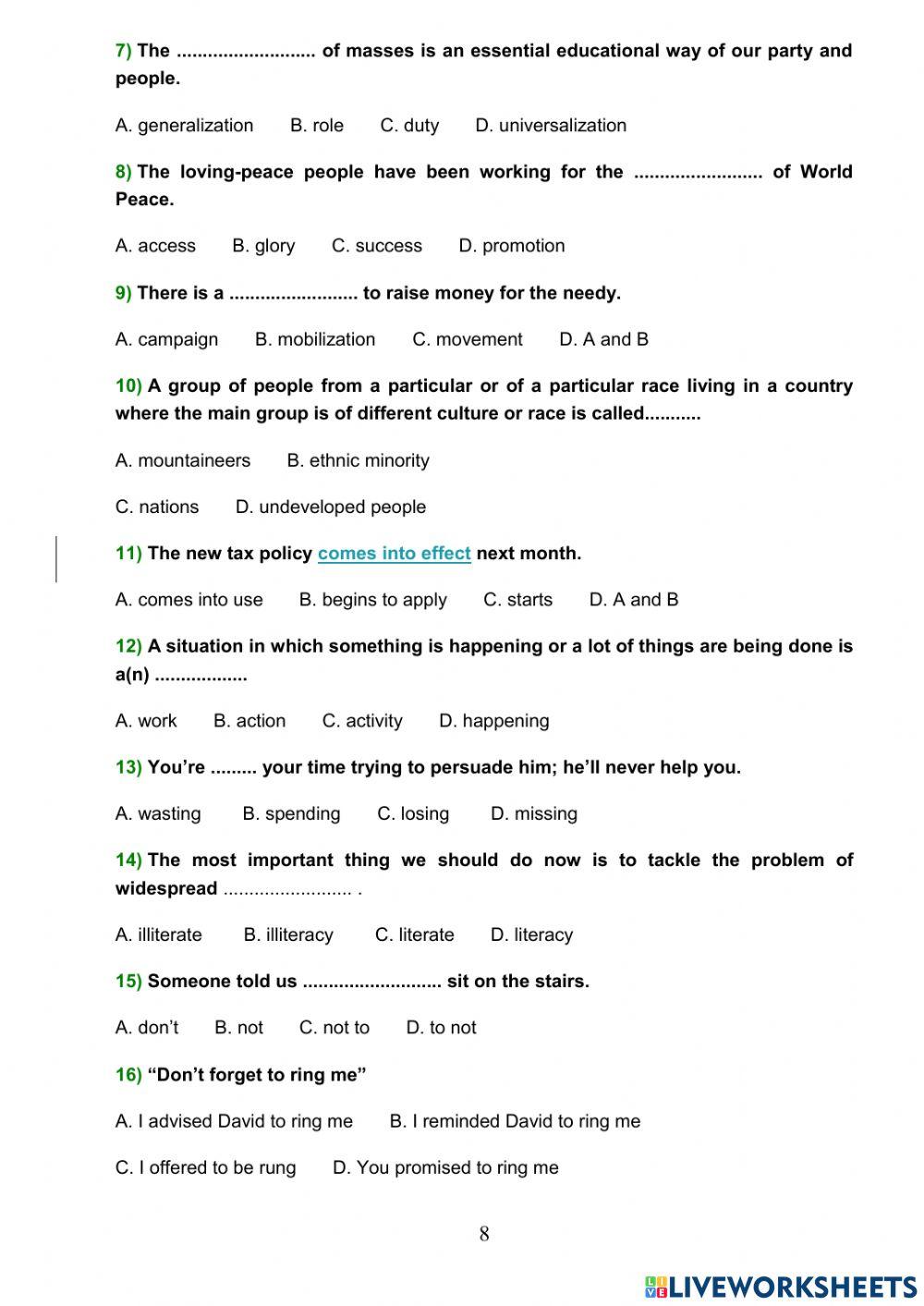 Mid-term test garde 11