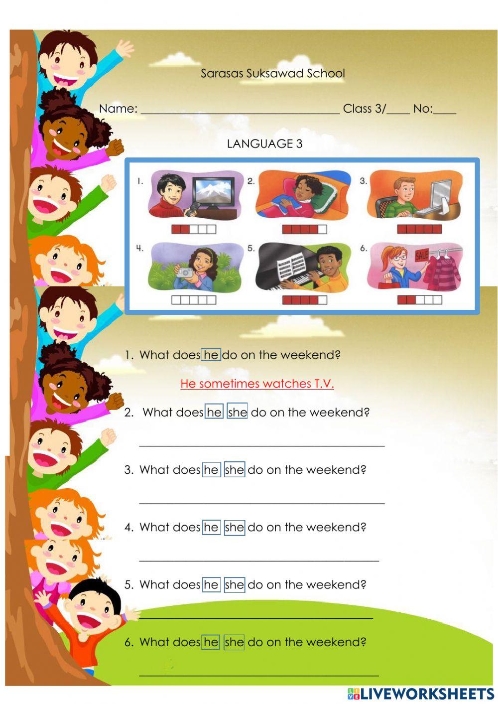 G3-Unit 6: Let's Learn