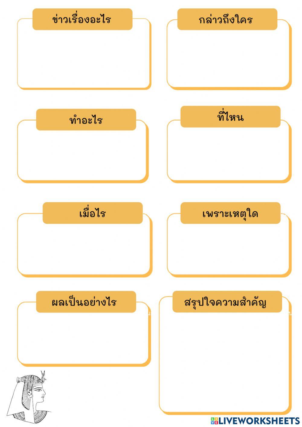 การจับใจความจากข่าว