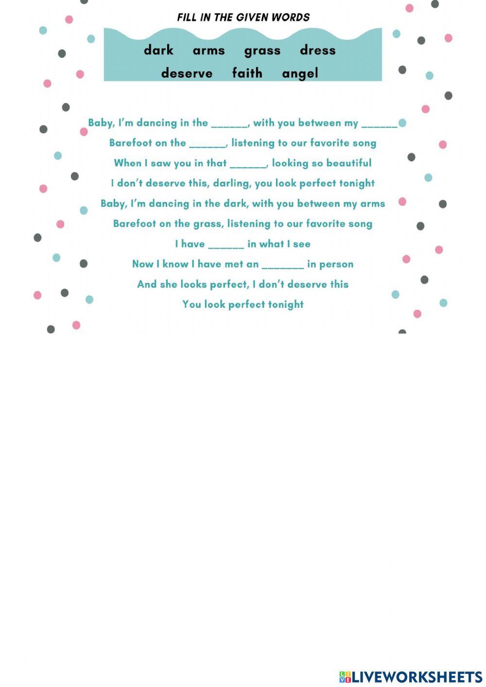 Perfect - Ed Sheeran