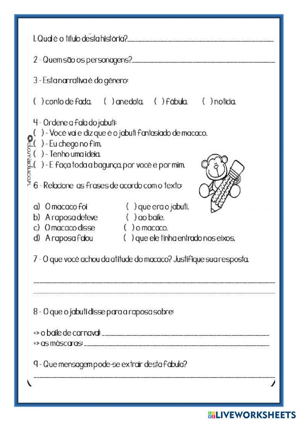 INTERPRETAÇÃO DE TEXTO