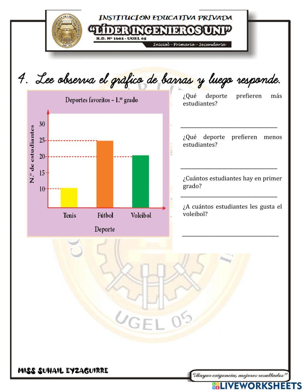 Examen mensual de raz. matematico vii unidad