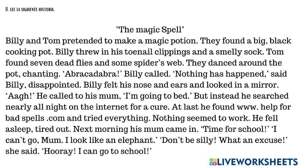 Magic spell