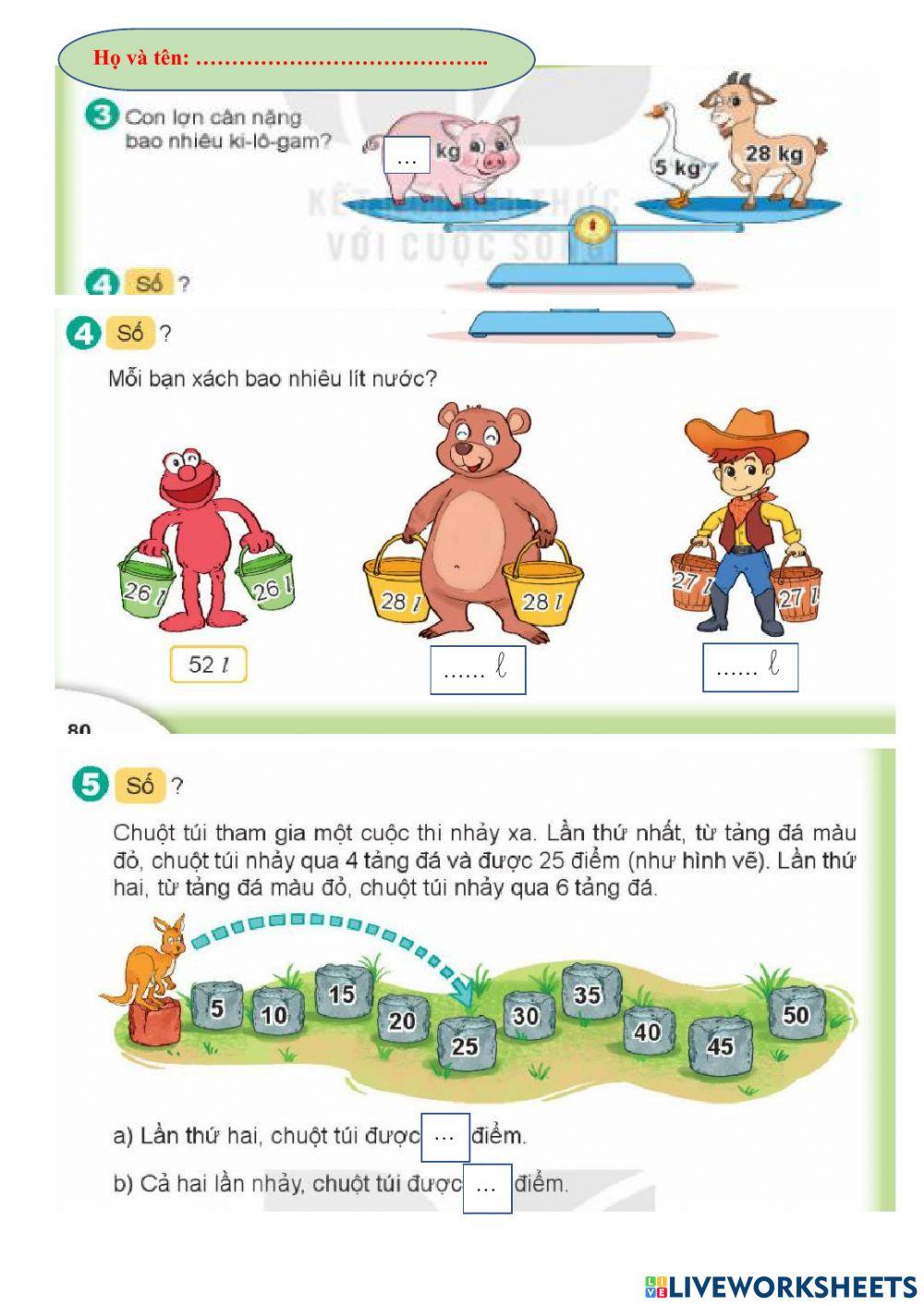 Luyện tập chung tuần 11