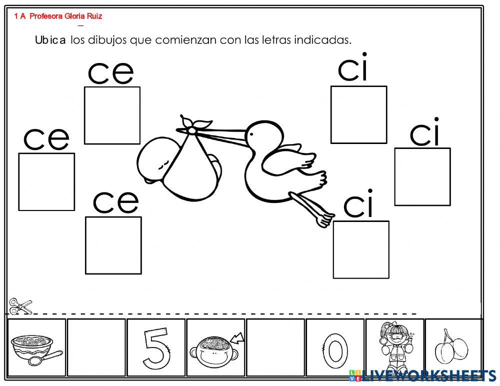 hojas de trabajo CE-CI