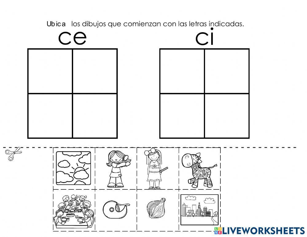 hojas de trabajo CE-CI