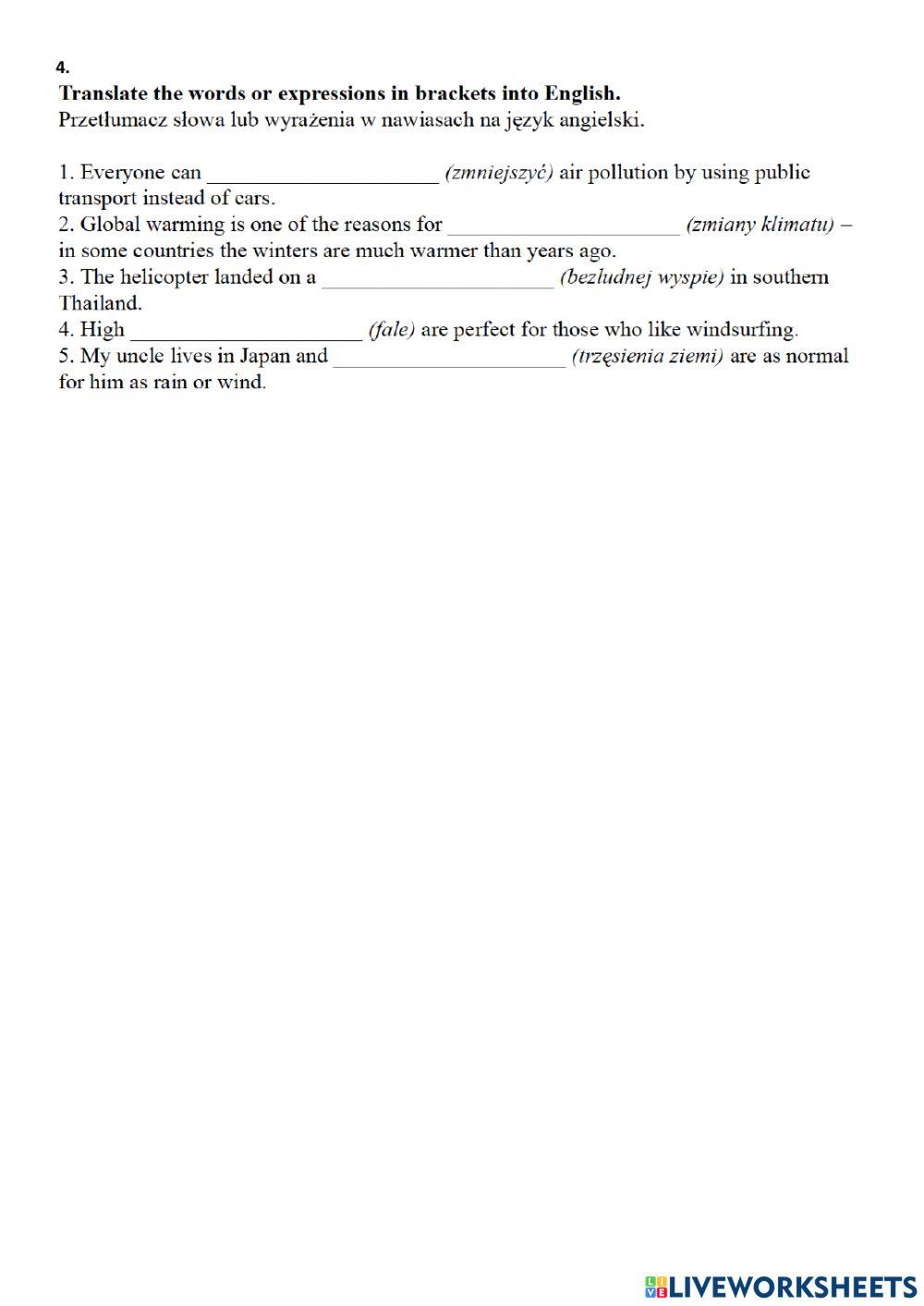 Place to live- nature