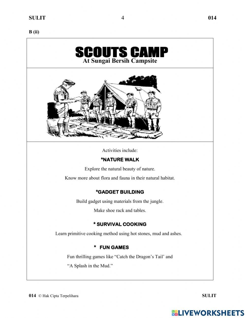 Pentaksiran Sumatif Bahasa Inggeris Tahun 6 2021 (Kertas 2)