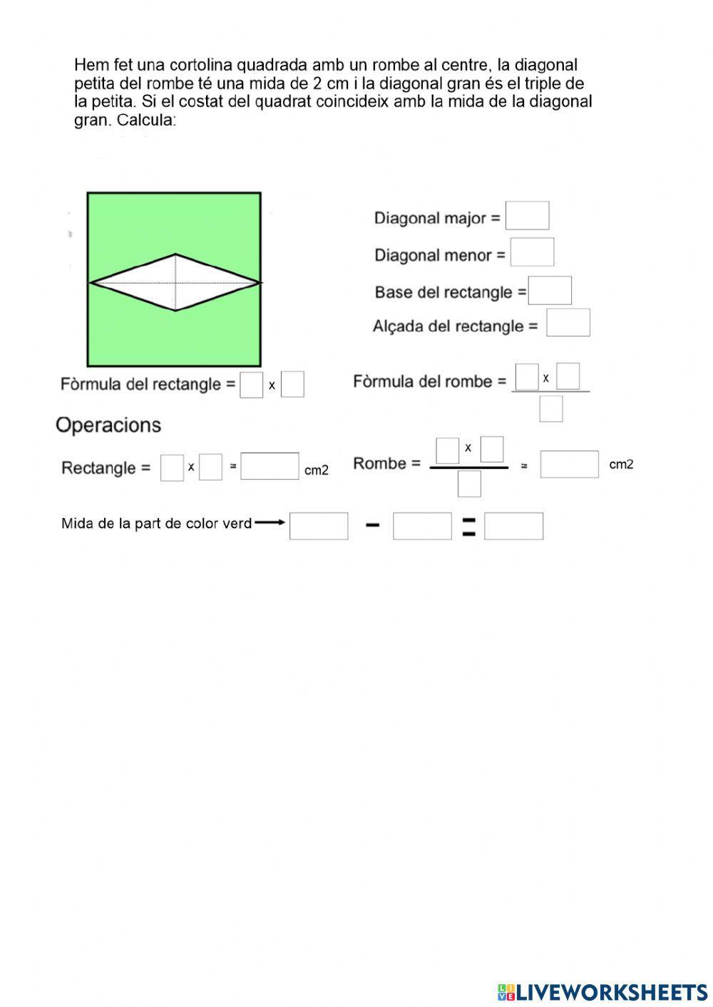 Càlcul àrees figures planes