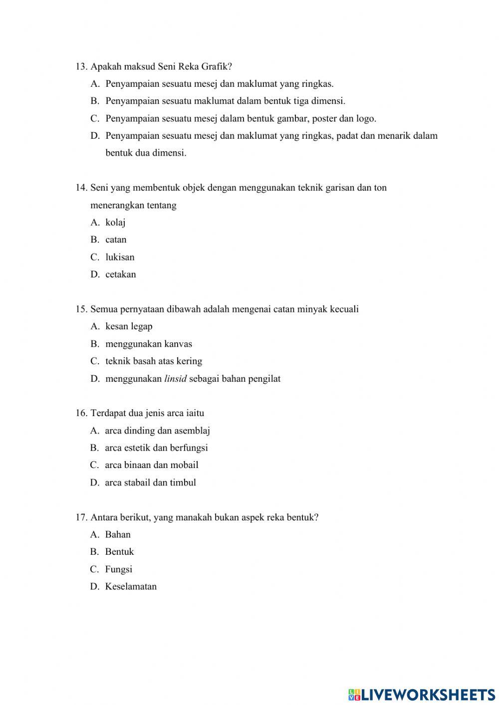 Psv peralihan (latihan pengukuhan)