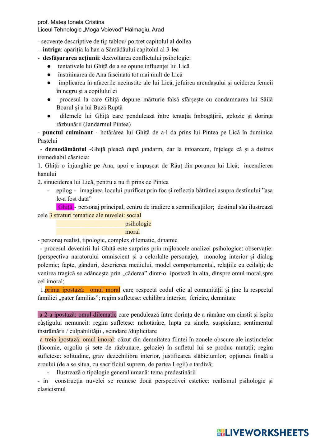 Exercițiu de analiză -observație psihologică și socială