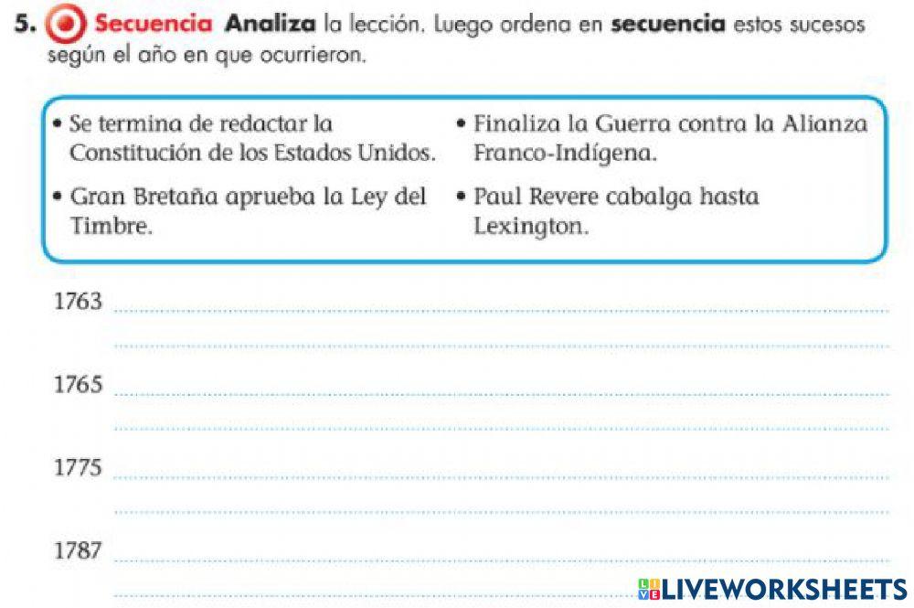 Secuencia- Estudios Sociales