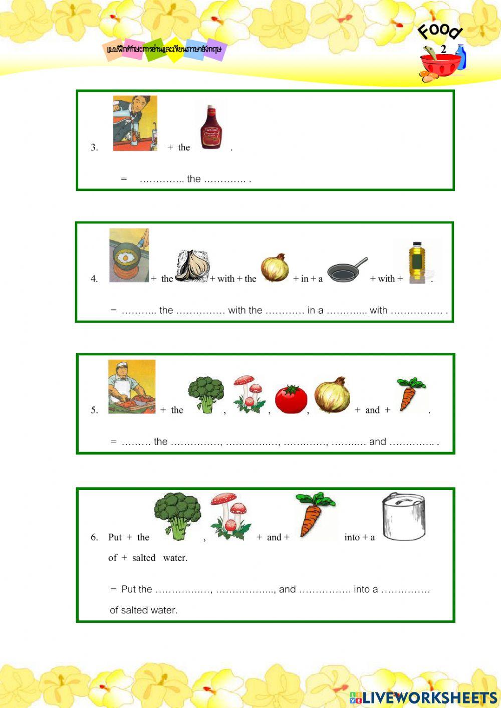 Recipe of food