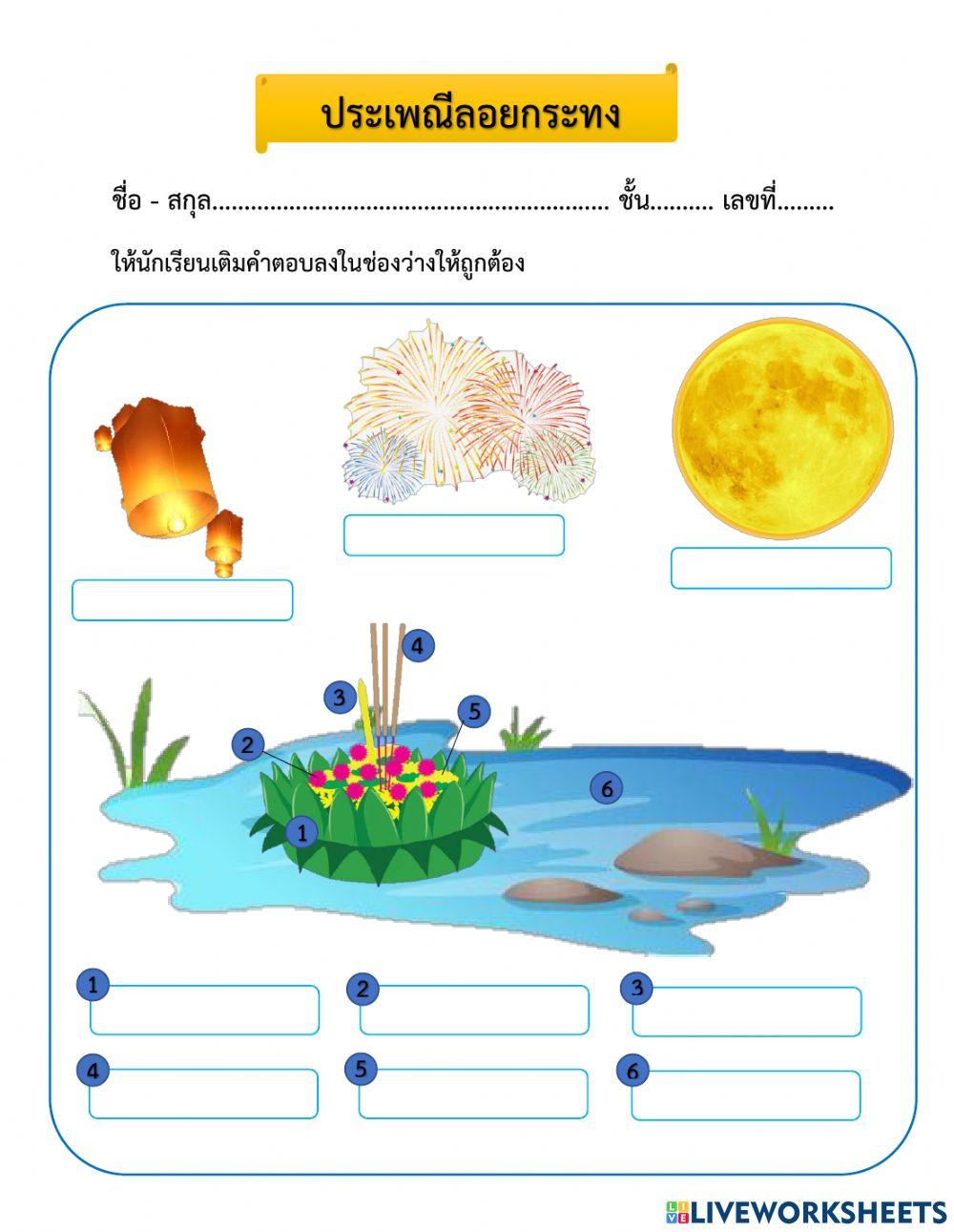 ประเพณีลอยกระทง