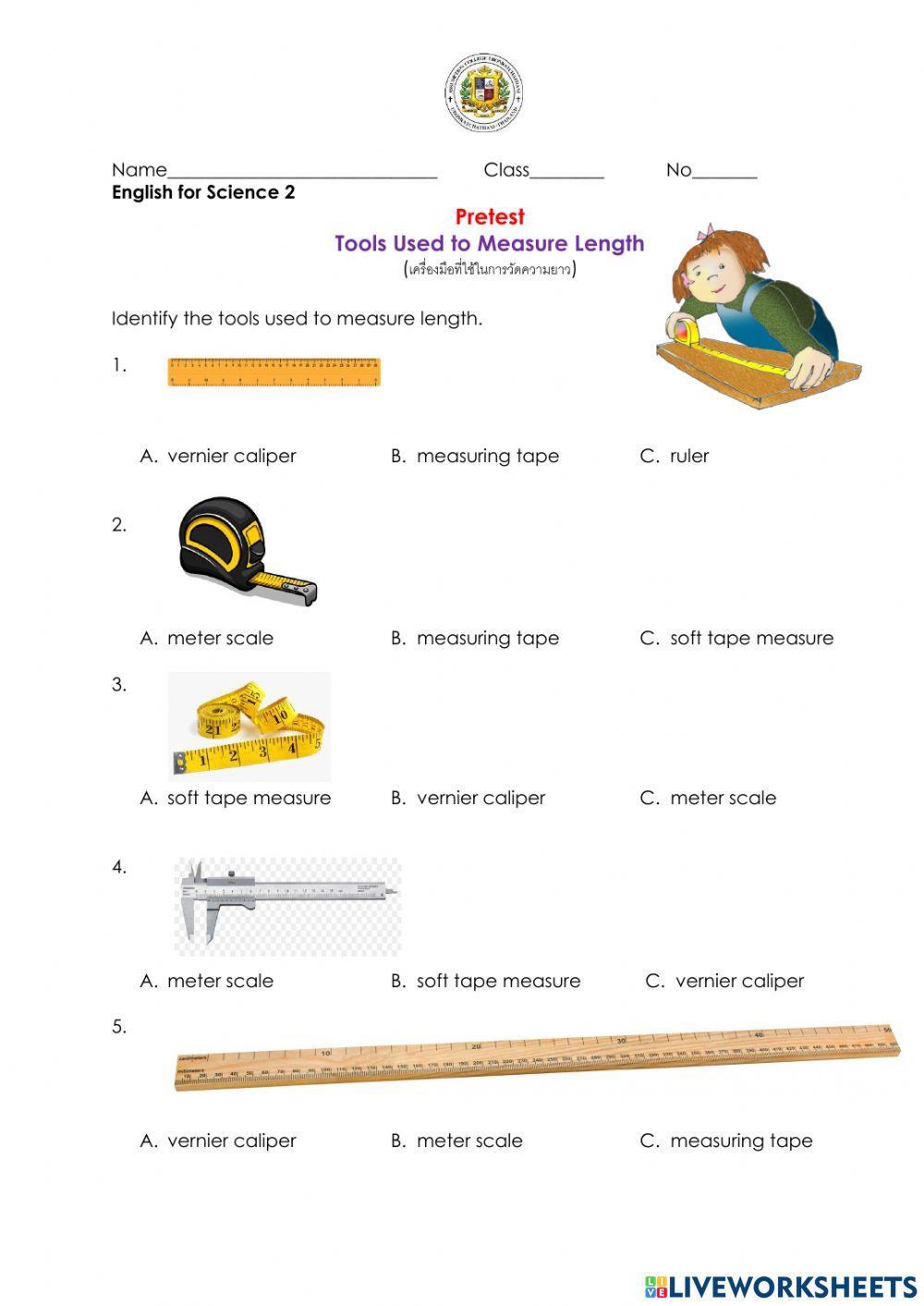 Tools Used to Measure Length sherwin_acu4 Live