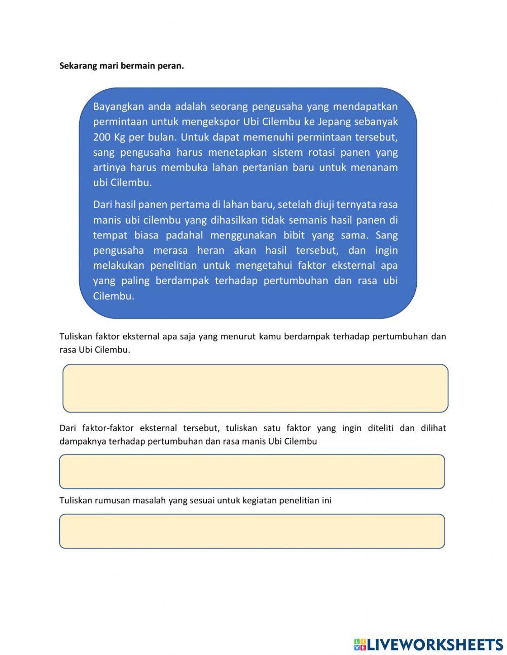Tugas Individu: Desain Rancangan Penelitian