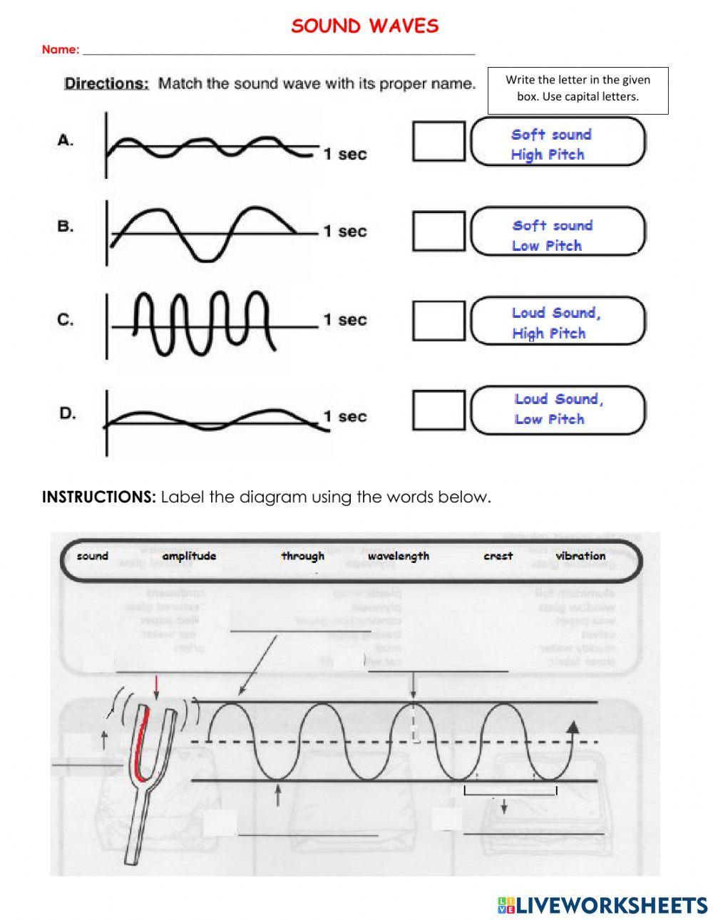 Sound Waves LiveWorksheets 1659008 sound-waves-liveworksheets-1659008