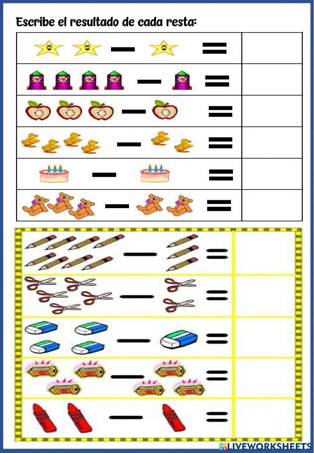 1659125 Ejercicios Alexandra003 LiveWorksheets