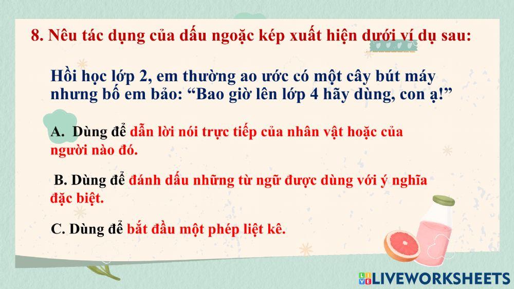 Ôn tập ltvc giữa hki