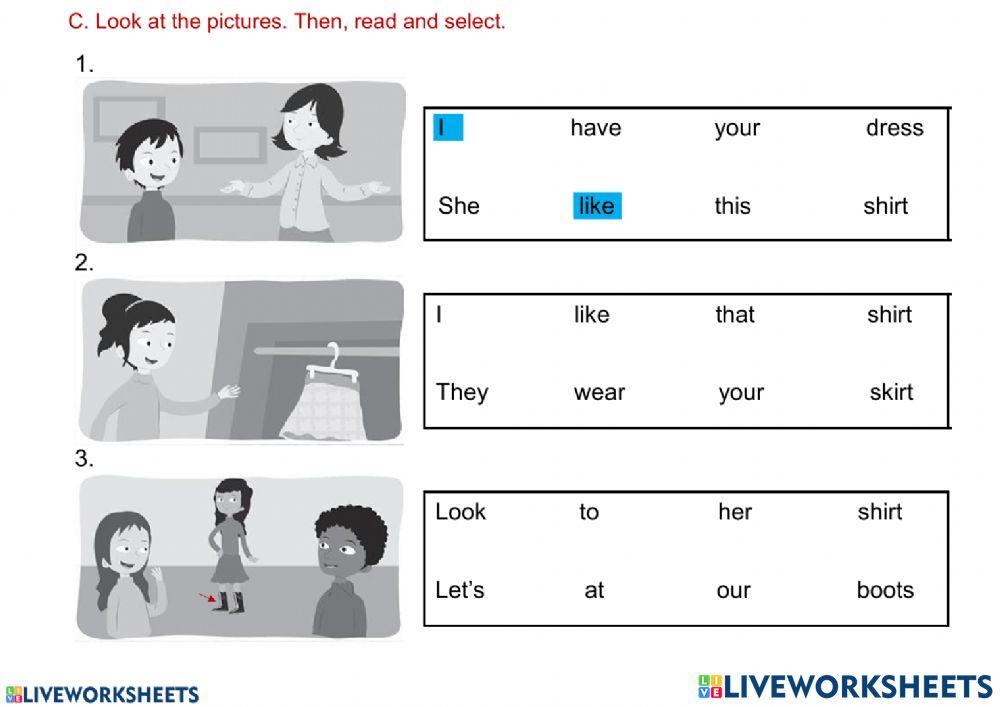 ACTIVITIES ABOUT  THE COOL SHIRT STORY