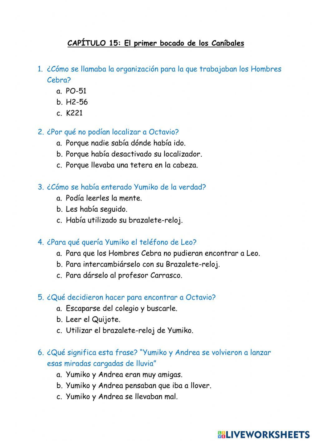 El club de los caníbales: Capítulo 15