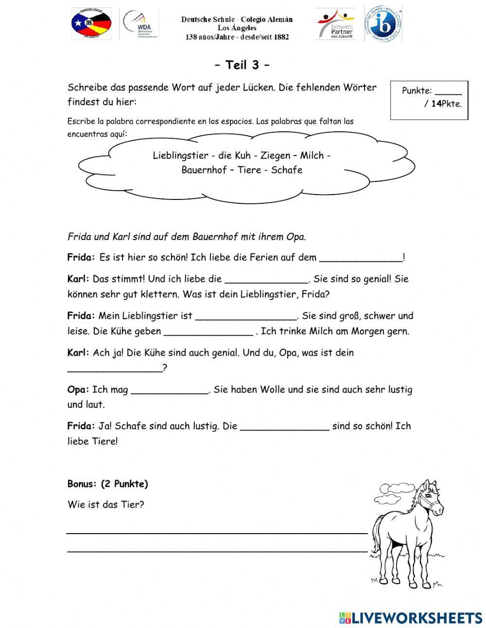 Ferien auf dem Bauernhof