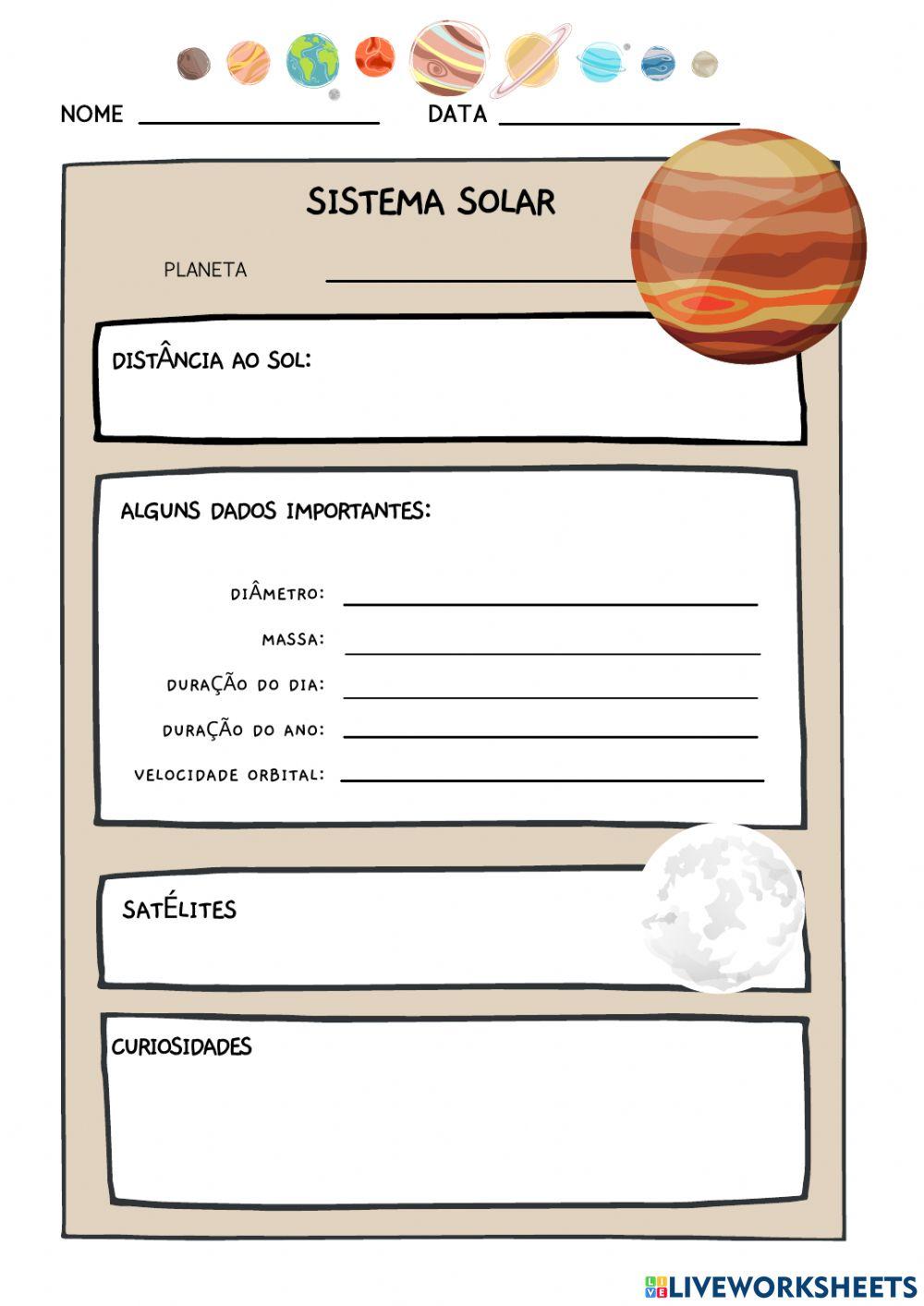 Planetas do Sistema Solar