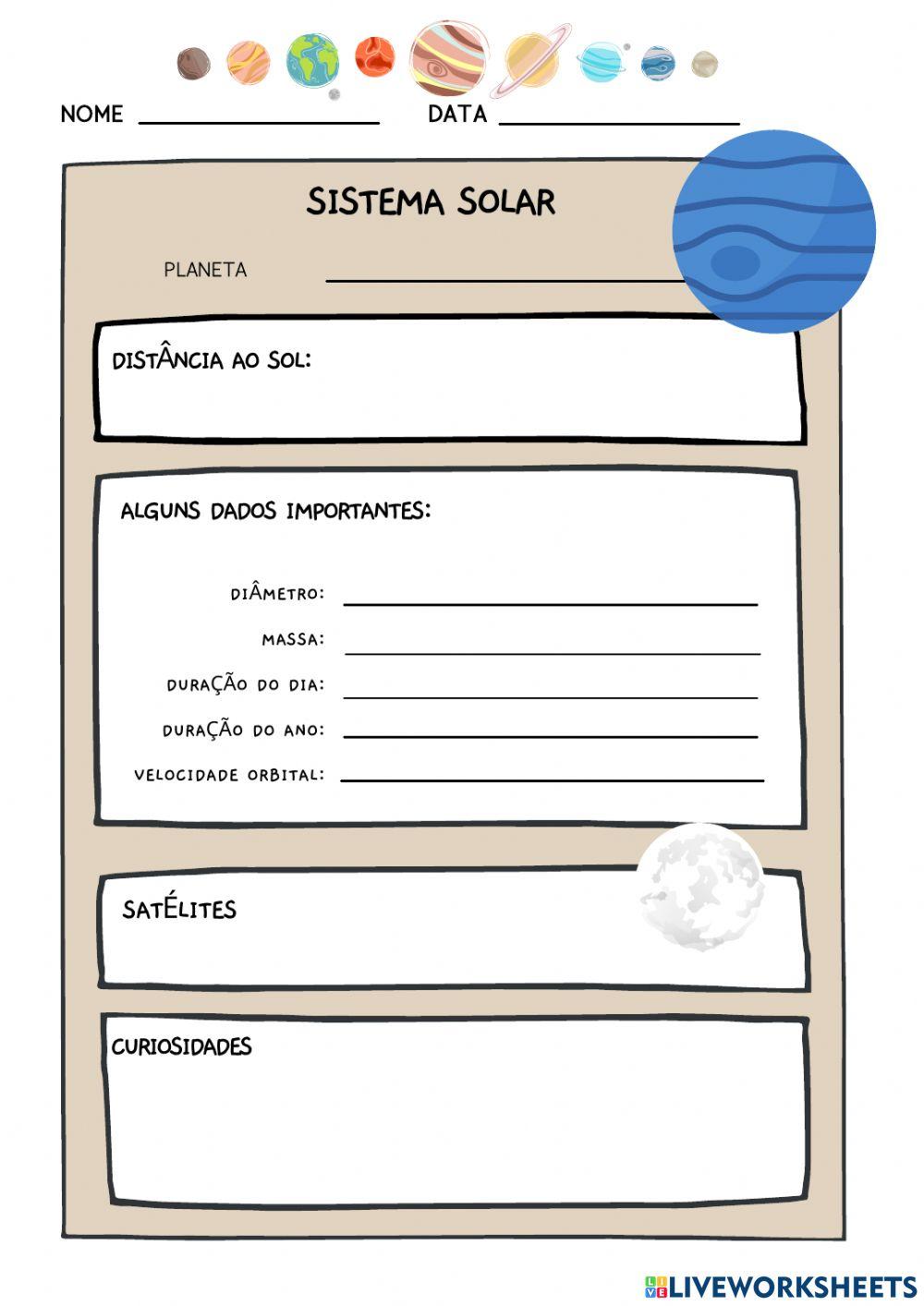 Planetas do Sistema Solar