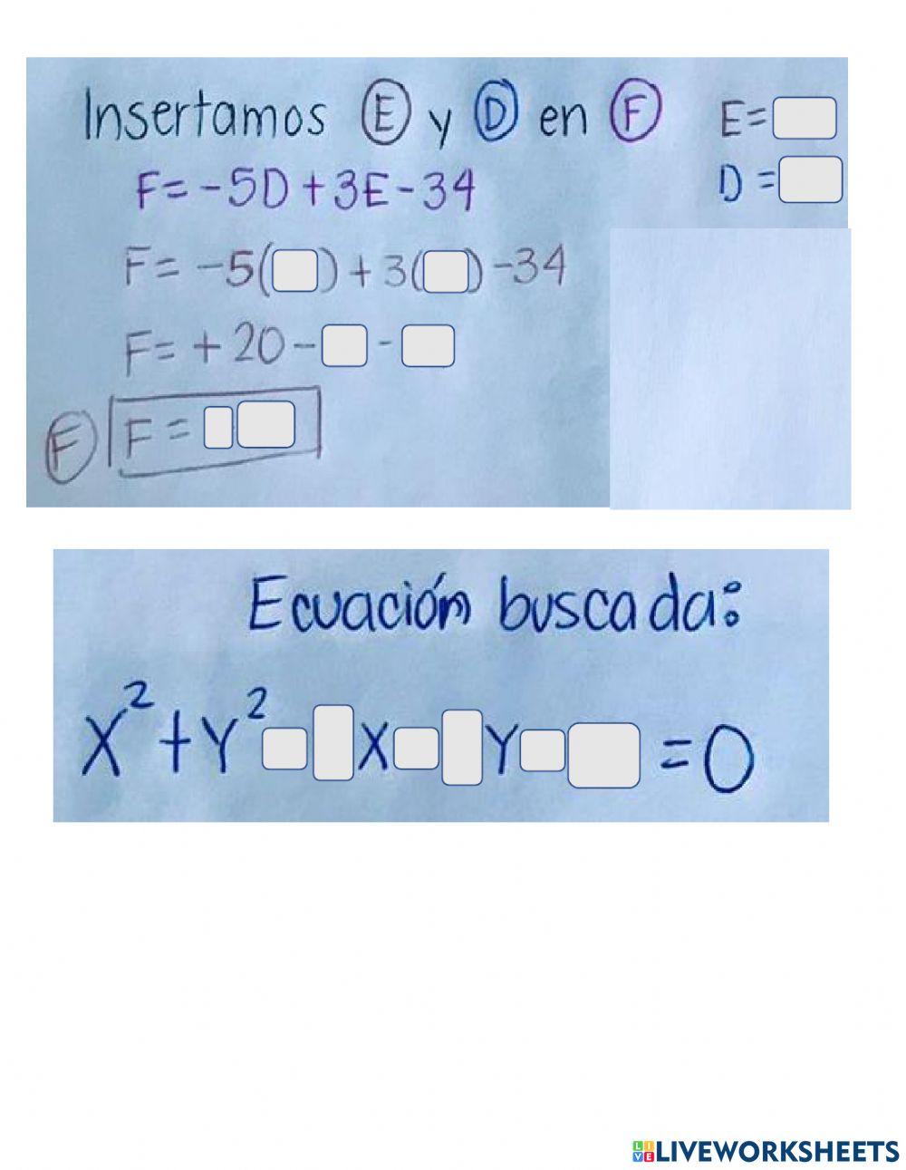 Circunferencia que pasa por tres puntos