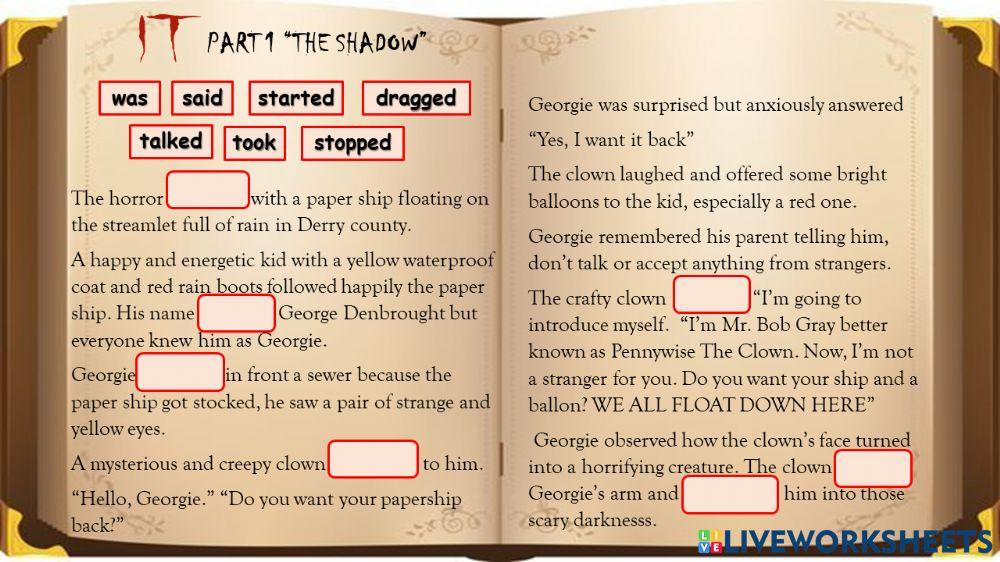 -IT-  story past verbs