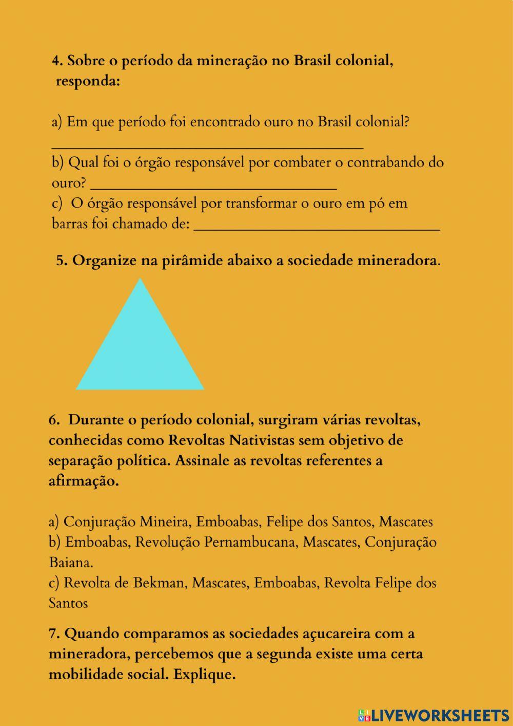 Atividade de revisão