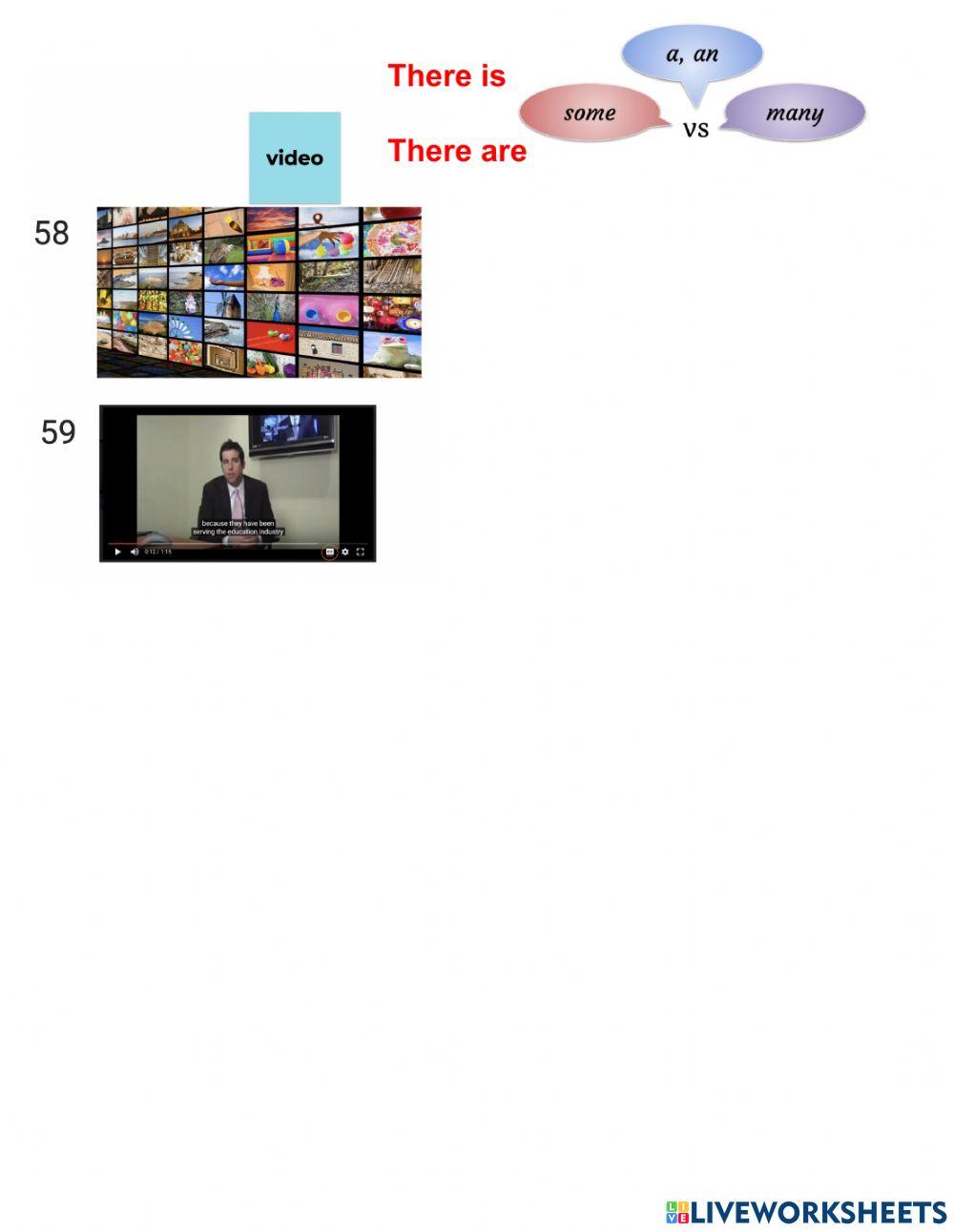 There + Be: Quantity Expressions f, fe, o