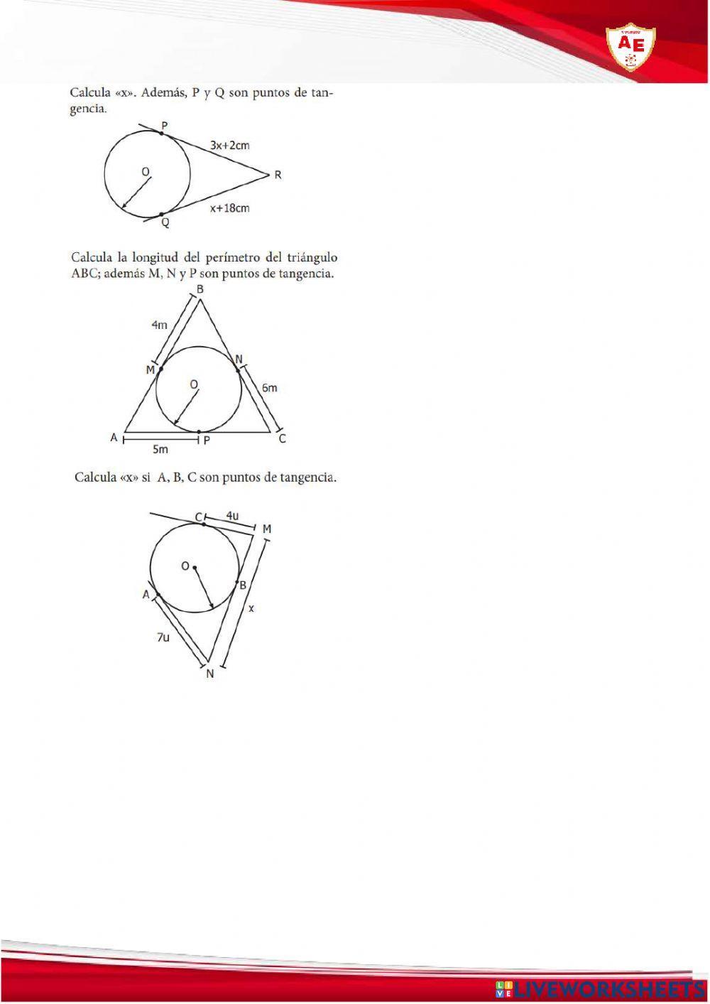 Propiedades de la circunferencia