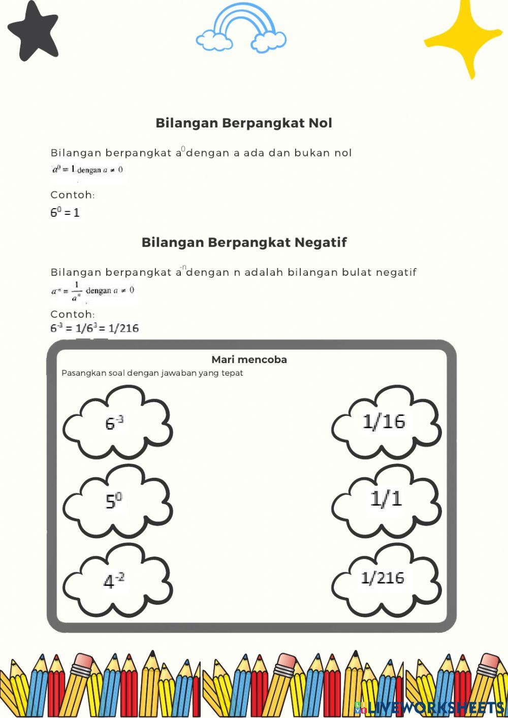LKS Bentuk Pangkat dan Akar 1