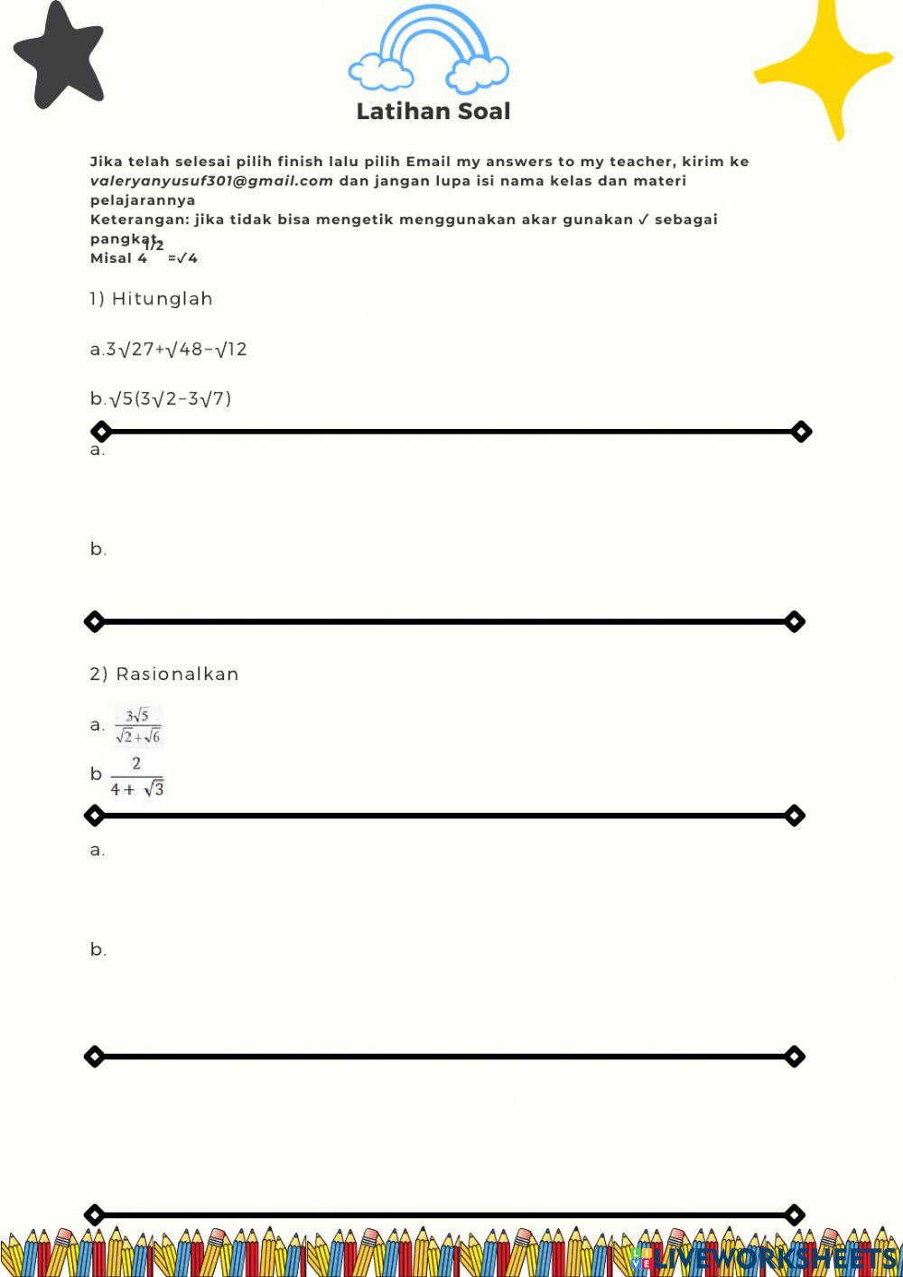Lks bentuk pangkat dan akar 2