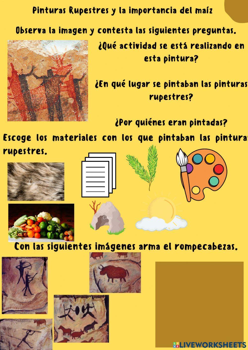 Pinturas rupestres para niños: Explicación y actividades - Blog MiCuento