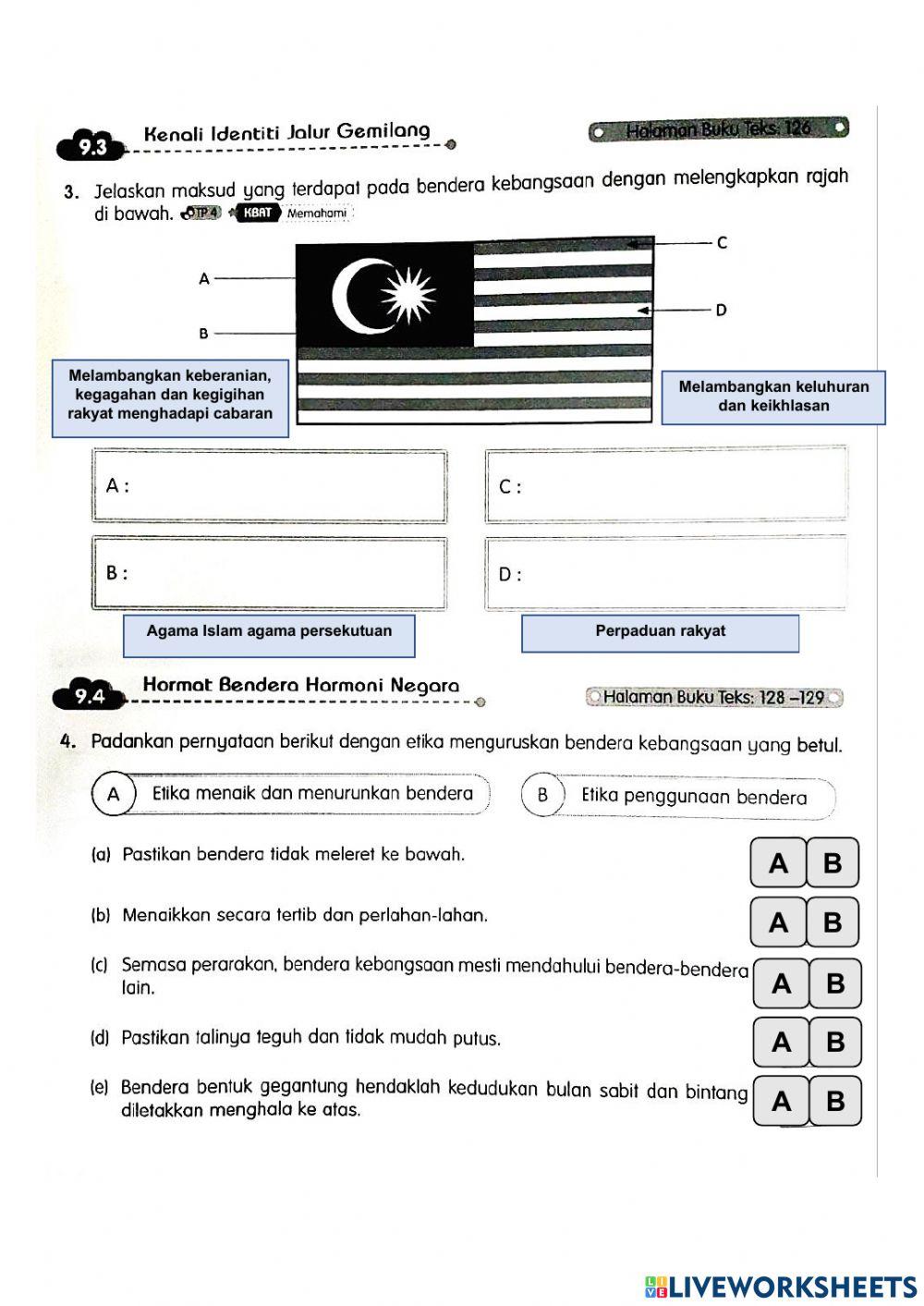 Bendera Kebangsaan Malaysia Tahun 5