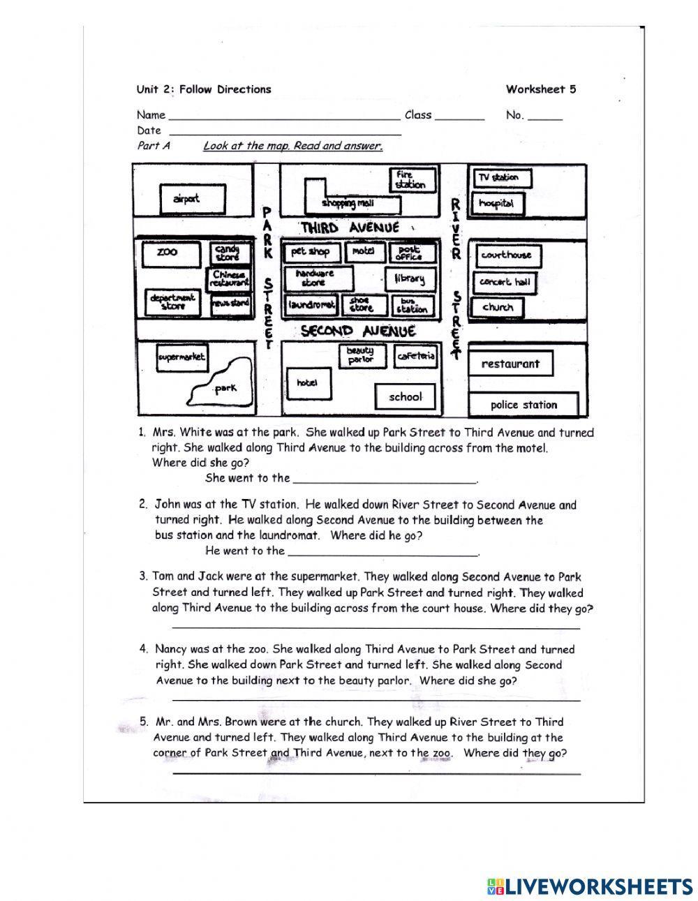 Unit 2: Follow Direction 3