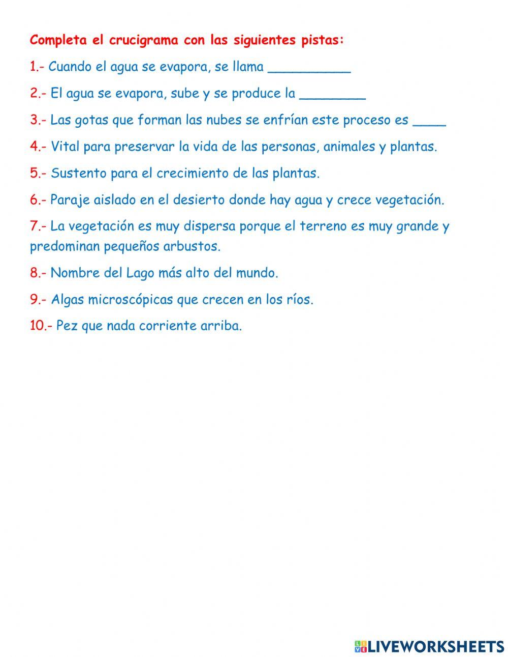 Evaluación trimestral naturales