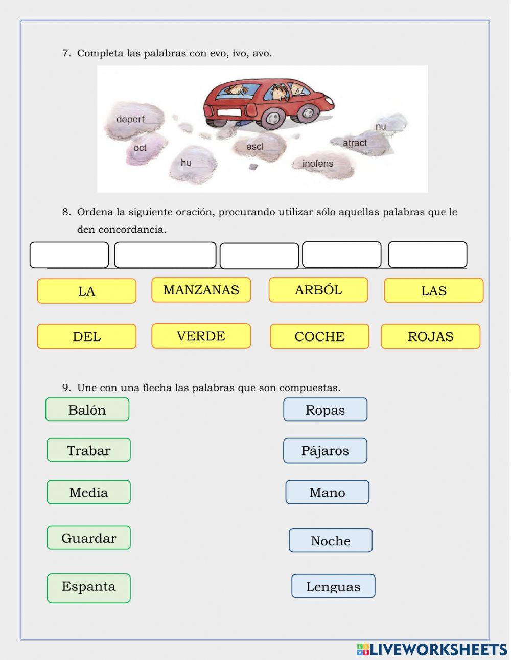 EVALUACIÓN 3erTRIM DE LENGUAJE